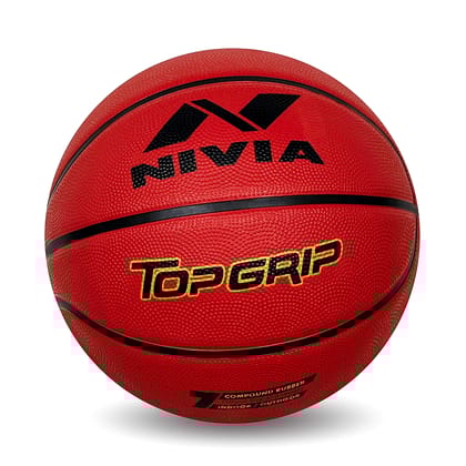 Nivia Top Grip Rubber Basketball (Size - 6) by Total Sporting And Fitness Solutions Pvt Ltd