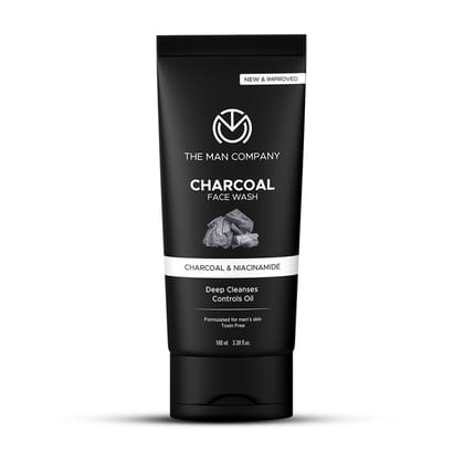 Charcoal Face Wash for Men Charcoal & Niacinamide | Deep Cleansing & Oil Control Charcoal Face Wash for Men Charcoal & Niacinamide | Deep Cleansing & Oil Control