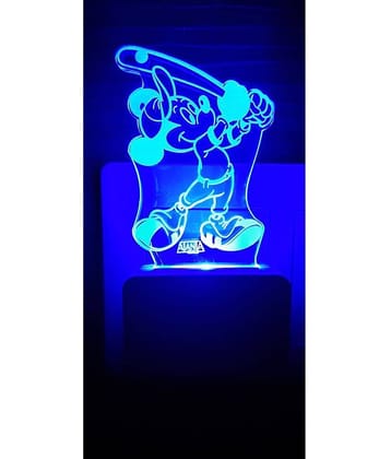 SUPER AJANTA - Multicolor Night Lamp ( Pack of 1 )