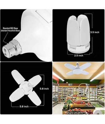 Stylopunk 18W LED Bulb Natural White - Pack of 1