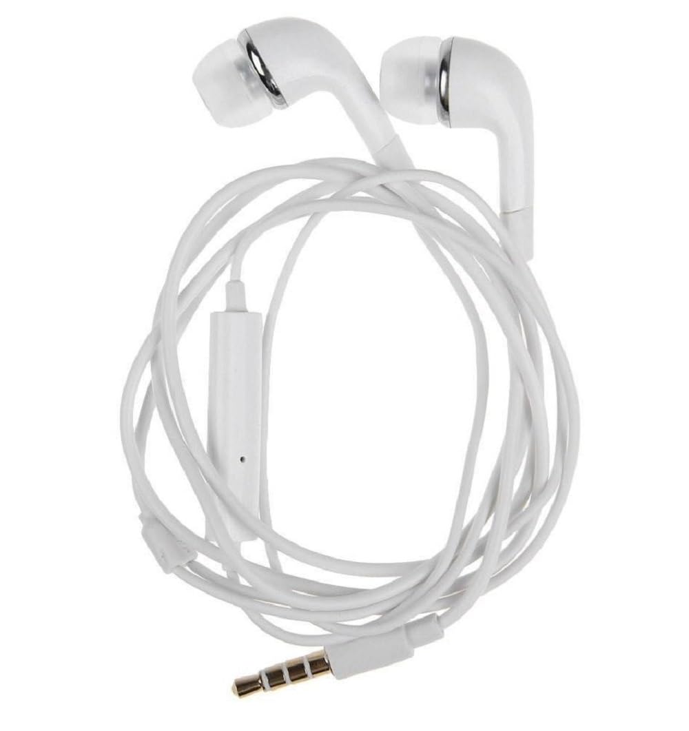Nawani White Ear handfree Lead Extra Bass Quality in The Ear Sports handfree Lead