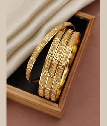 Shivay Fashion Gold Bangle Set ( Pack of 2 )
