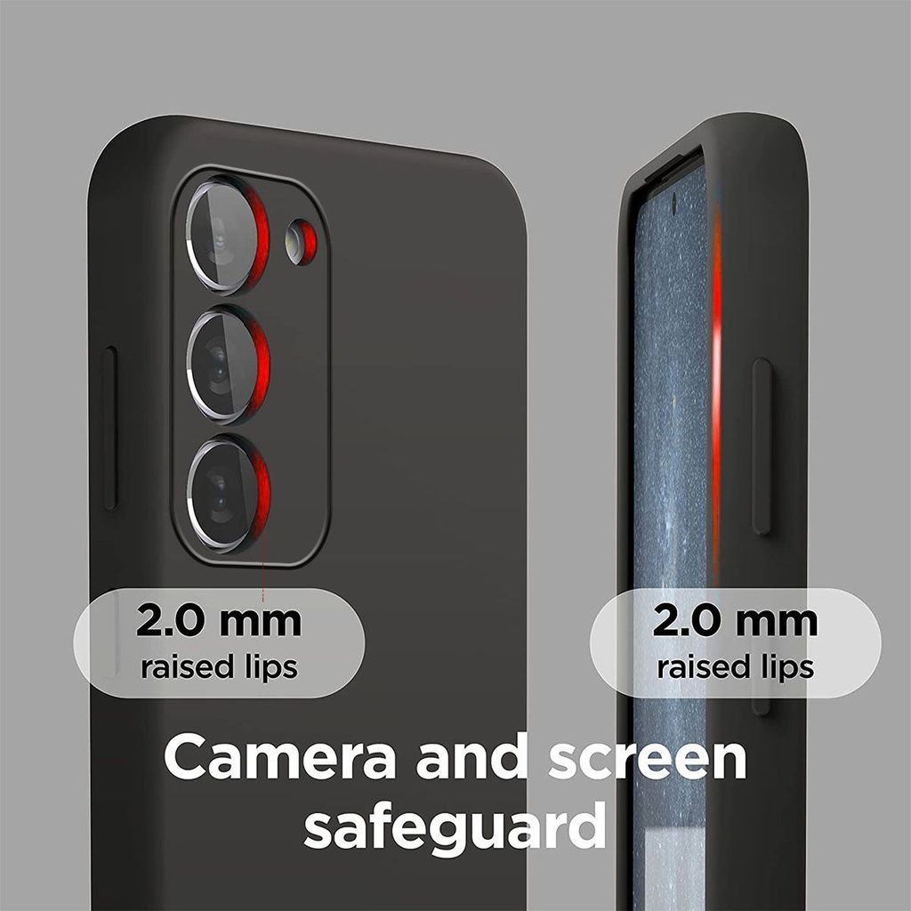 LIRAMARK Liquid Silicone Soft Back Cover Case for Samsung Galaxy S23 5G