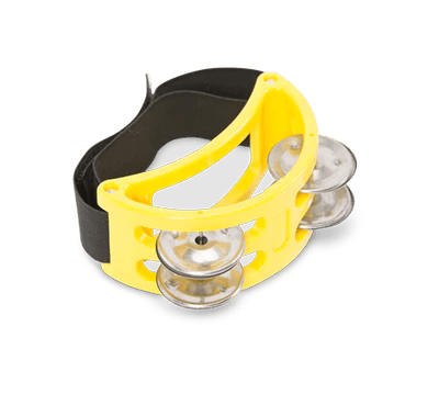 Natal NTFTY Foot Tambourine, Yellow