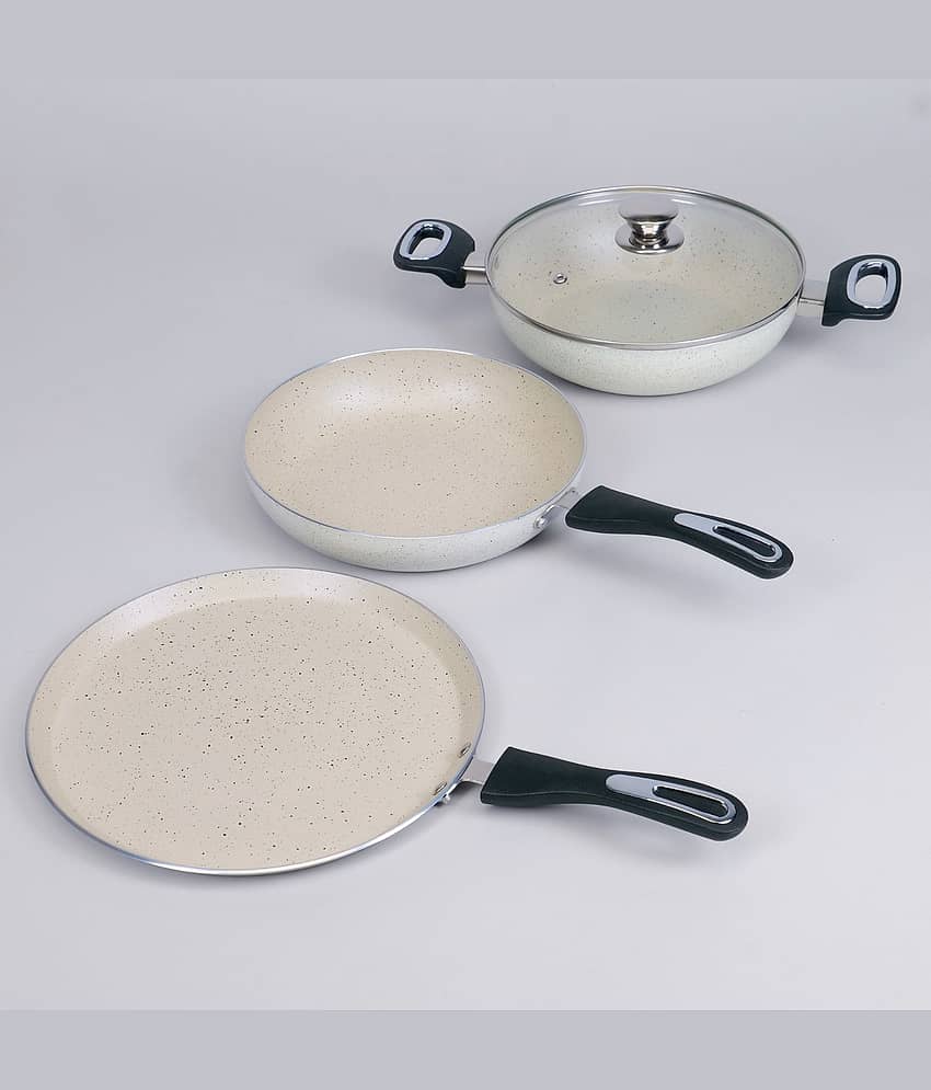 HomePro Non Stick Aluminium Cookware Sets Granite Touch