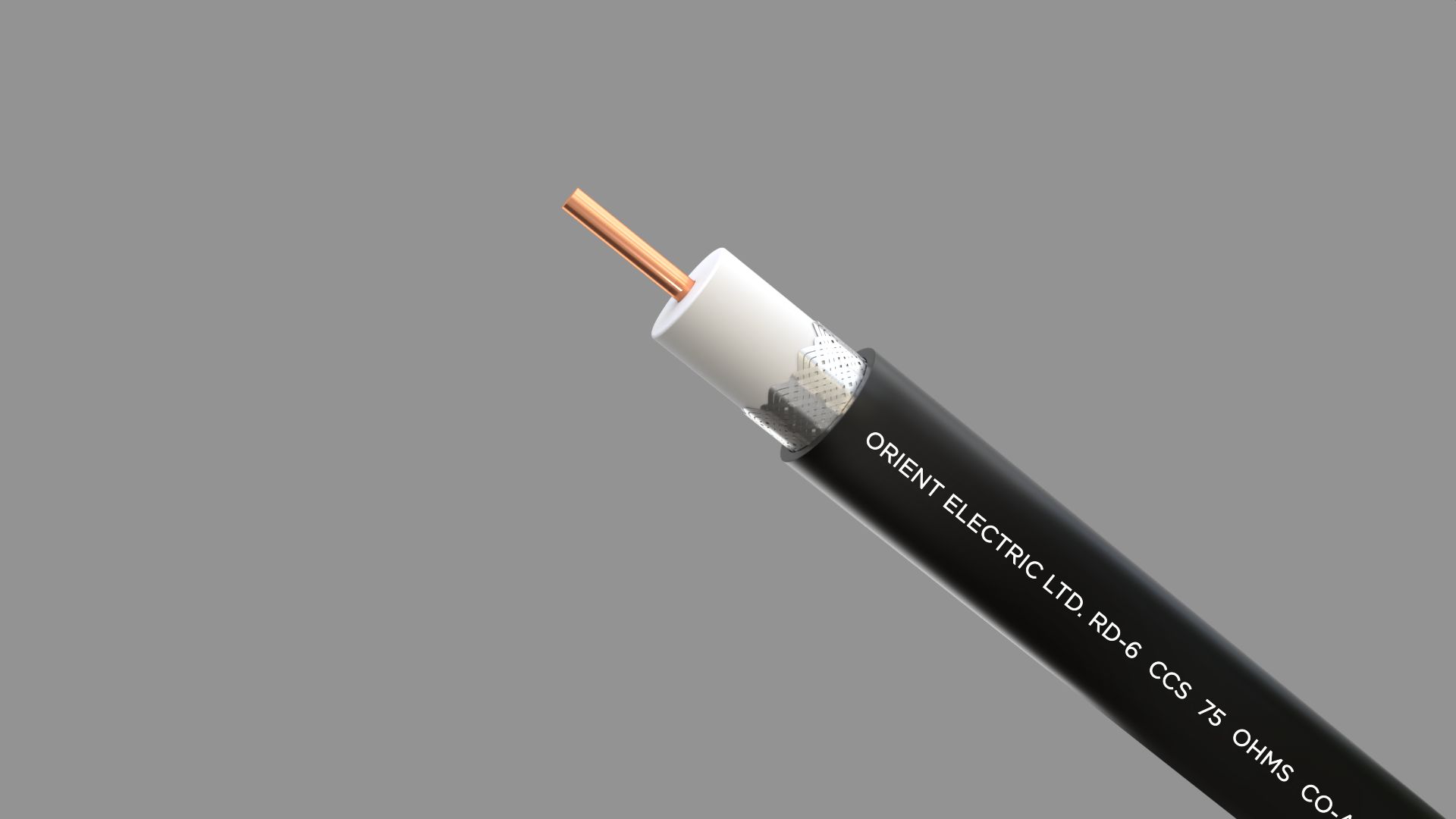 Co-Axial Cable Black Co-Axial Cable Black - 100M