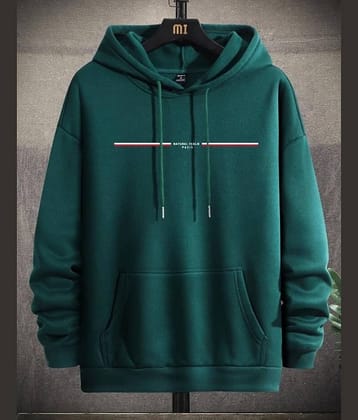 ELBATROSS Nylon Hooded Men's Sweatshirt - Green ( Pack of 1 )