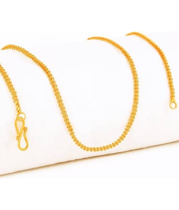FASHION FRILL Gold Plated Brass Chain ( Pack of 1 )