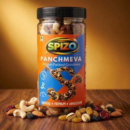 Spizo Panchmeva Dry Fruits Mix, 800g