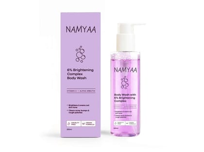 Namyaa Brightening Body Wash with 6% Brightening Complex & Vitamin C, 250ml - Pack Of 1