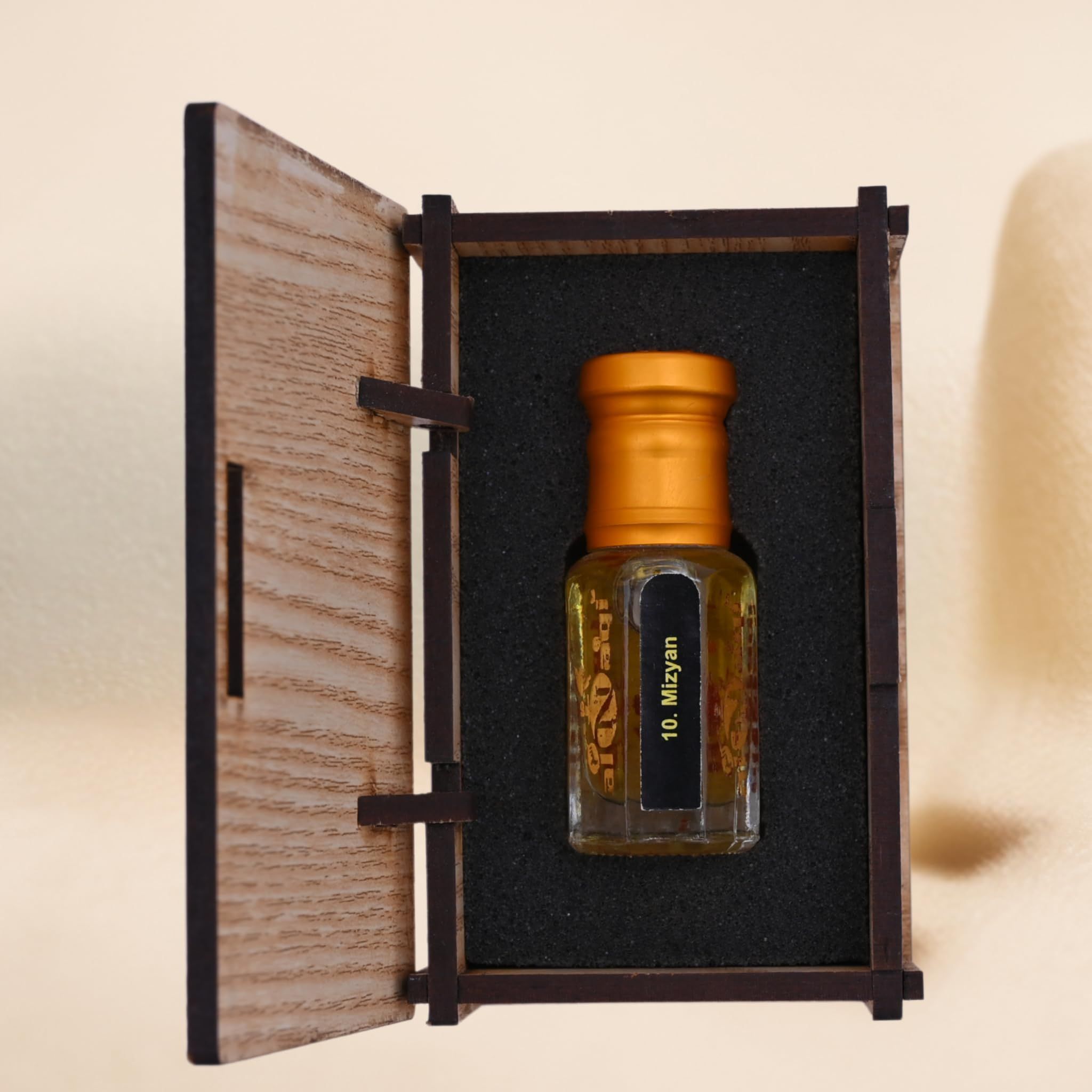 alNaqi alNaqi Mizyan 6ml - Mizyan Perfume Oil, Long Lasting Arabic-Oudh Attar, Alcohol Free Oriental-Saffron Scent, Premium Concentrated-Itra