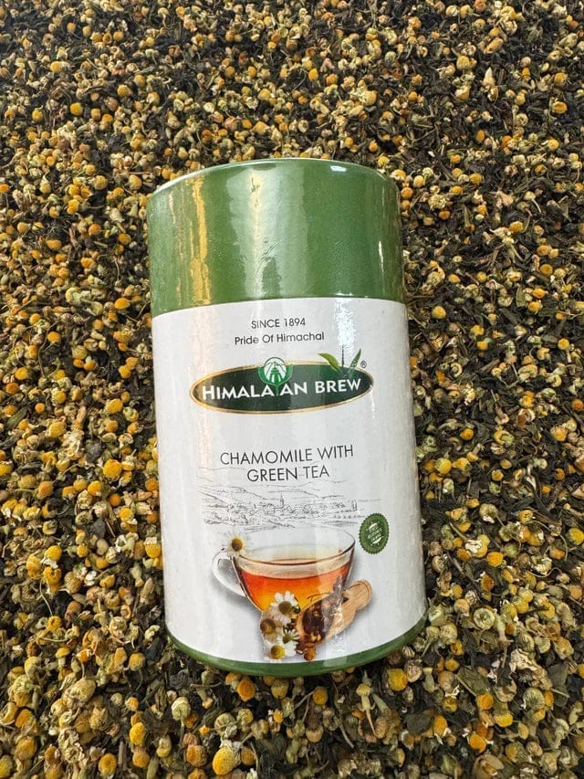 Himalayan Brew – Chamomile Green Tea (90g Loose Leaf)