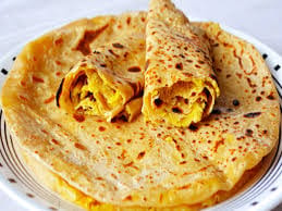 Annapurna Tiffin Services Puranpoli (1 Piece) | Authentic Maharashtrian Sweet Flatbread with Sweet Lentil Filling | Festive Delicacy