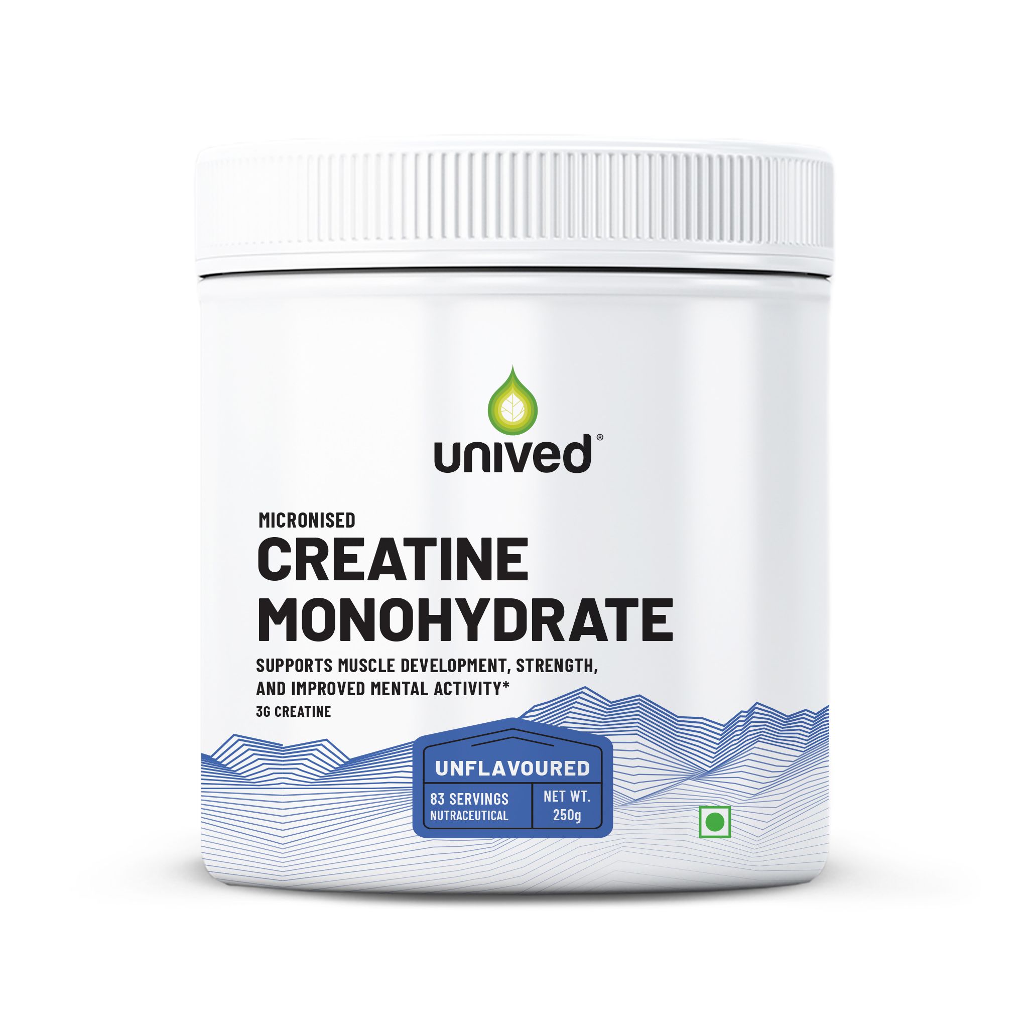 Unived Creatine Powder for Muscle Strength Stamina Recovery