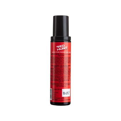 RED HUNT Savage Storm Body Spray, Red, 125 ml