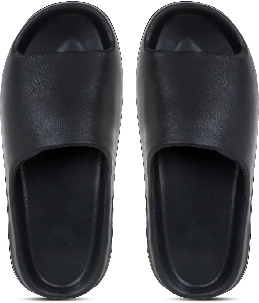 Pampy Angel - Black Men's Slide Flip flop