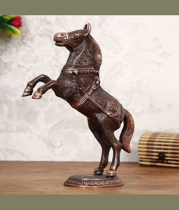 eCraftIndia Brown Mix Metal Figurines - Pack of 1