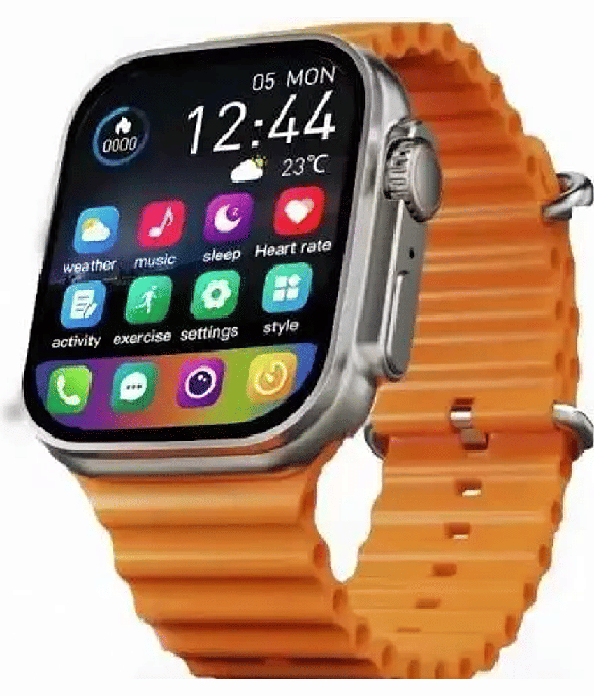 cadnut LCD BT Calling Smart Watch with Strap Upto 5-10 days Backup ( Black )