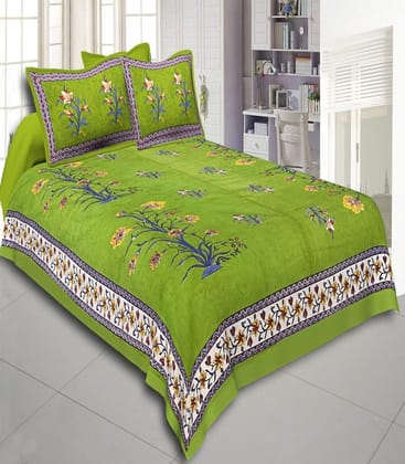 Pure Cotton 120 TC Multicolor Bedsheet Set Pure Cotton 120 TC Multicolor Bedsheet Set