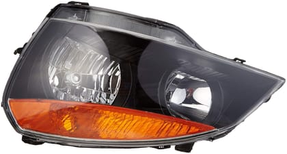 UNO Minda HL-55008BY Head Light Unit Black Bezzel without Wire - Left for Tata Indigo Cs