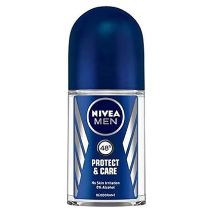 Nivea Protect & Care Deodorant Roll On For Men - 50 ml