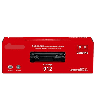 ID CARTRIDGE 912 Black Single Cartridge for For Use LBP 3018, 3108