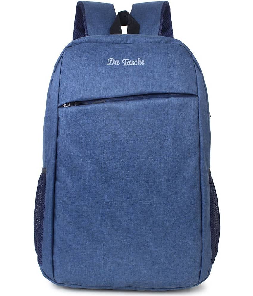 Da Tasche - Blue Polyester Backpack ( 20 Ltrs )