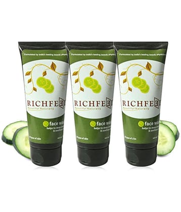 Richfeel - Exfoliating Face Wash For Normal Skin ( Pack of 3 )