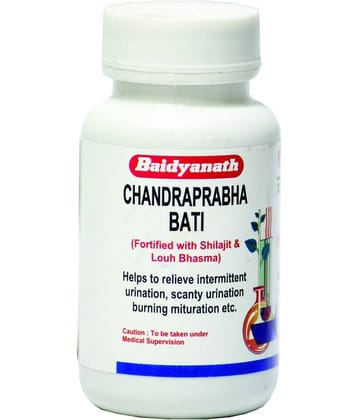 Baidyanath Chandraprabha Bati 80 Tablet (Pack of 2)