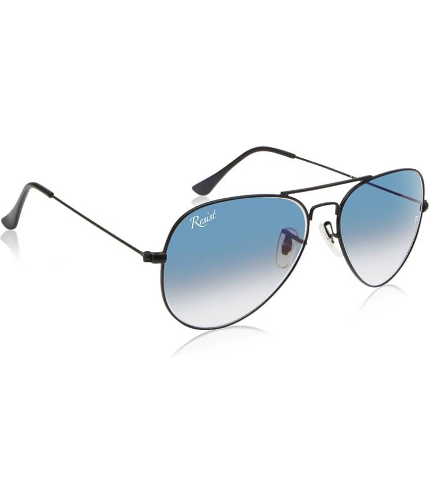 RESIST EYEWEAR Black Pilot Sunglasses ( Pack of 1 )