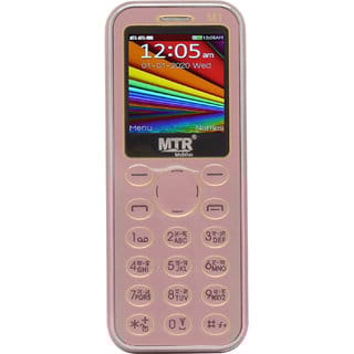 MTR M1 Bluetooth Dialer Mobile with Dual SimDual StandbyCameraMp3 PlayerFlash Light