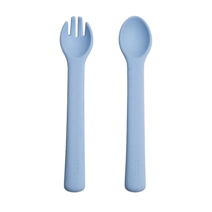 Dip & Scoop Spoon Fork Set-Blue