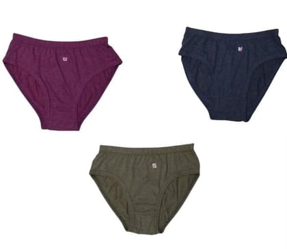 FAIRO STORE Women Hosiery Comfortable Solid Multicolor (XXL Size 100 cm) Panties Pack of 3