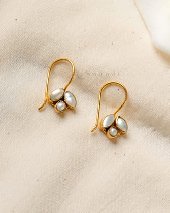 Gold Polish Silver Earrings CHE1932