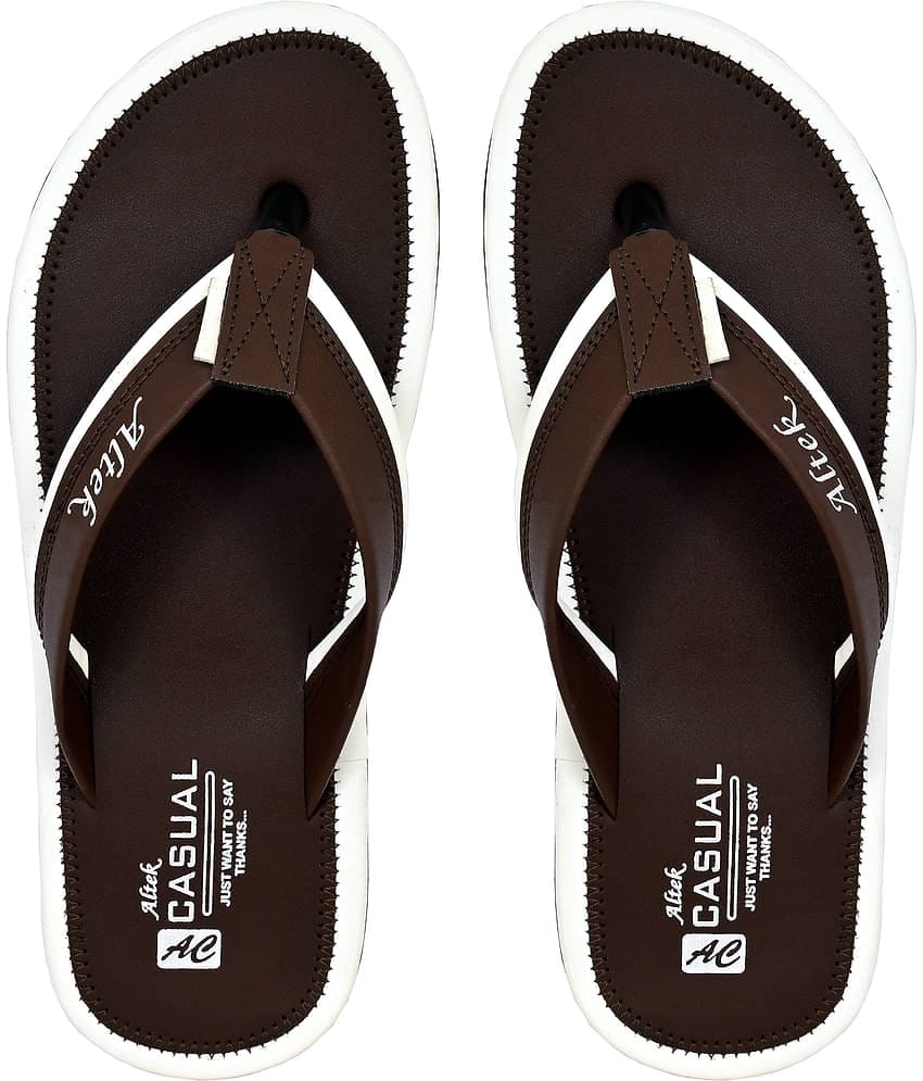 Chappal Wala Brown Men's Thong Flip Flop