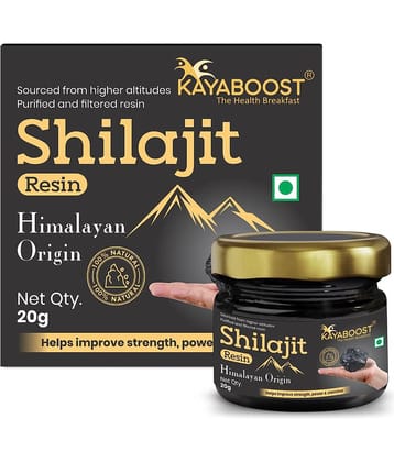 KAYABOOST Pure Shilajit Resin 20g | Boost Performance, Power, Stamina, Strength (20 g)