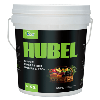 Noble crop science HUBEL - Humic Acid 98% Potassium Humate 5kg Pack of 10 - 60000 gm