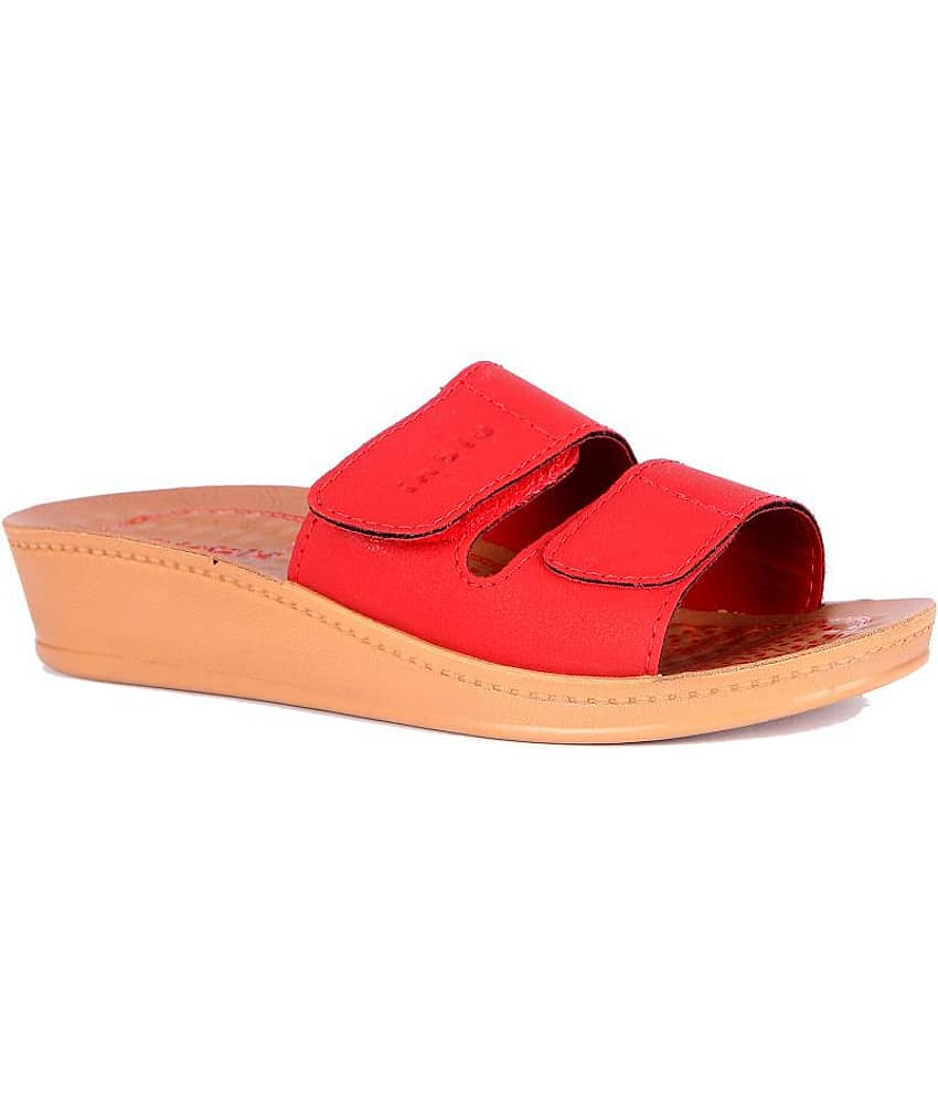 Inblu - Red Women's Slip On Heels