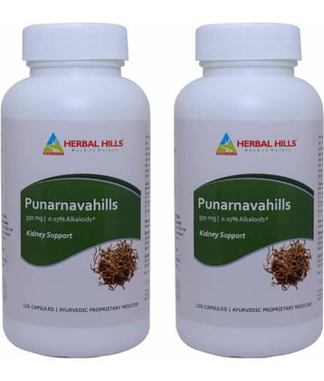 Herbal Hills Punarnavahills 120 (Pack of 2) Capsule 350 Mg
