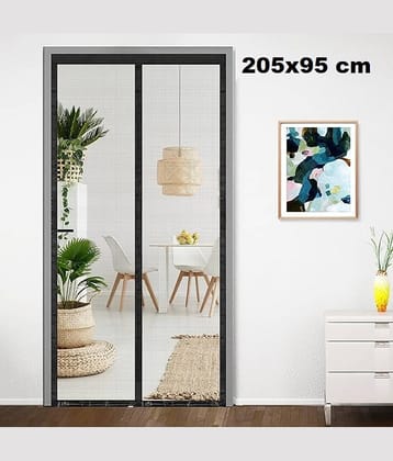 CASA FURNISHING - Black HDPE - High Density Poly Ethylene Hanging Mosquito Net ( Pack of 1 )