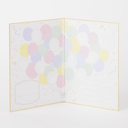Midori Signature Board <B6> with Envelope - Balloon