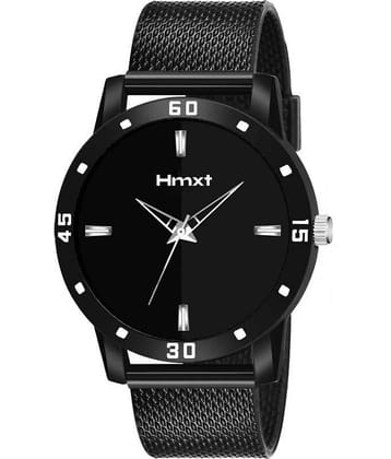 HMXT Black Silicon Analog Men's Watch