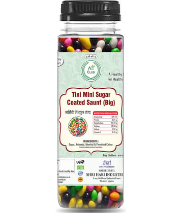Agri Club Tini Mini Sugar Coated Saunf (Big) 240gm pack of 2 (Each 120gm)