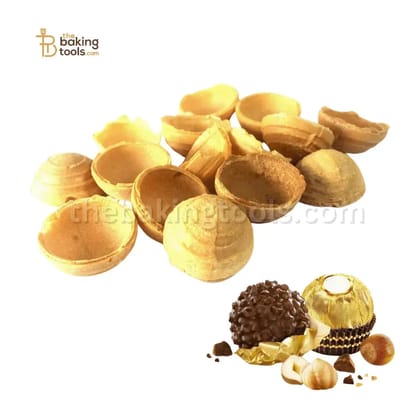 Choco Shells Wafer Cups For Making Chocolate With Fillings-35 Grams