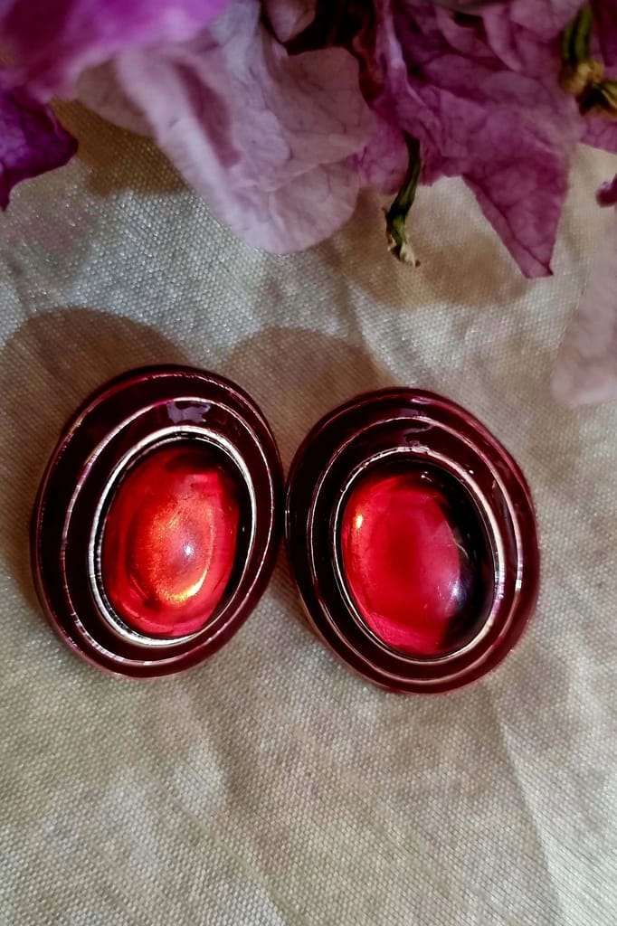 Limited Edition: Vintage Trifari Enamel Earrings, Only a Few Left!