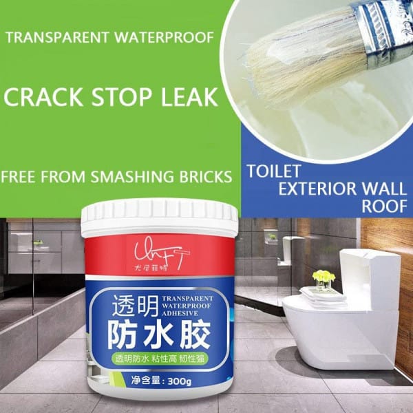 Wholesale Item - TRANSPARENT WATERPROOF GLUE - MOQ 46 Pieces