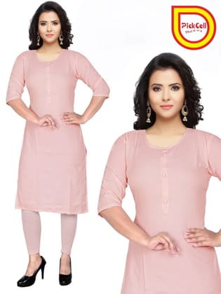 PickCell Plain Straight Kurti