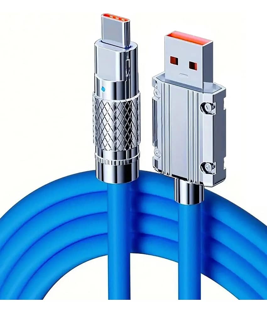 Premium Type-C Data Cable with Fast Charging and  High-Speed Data Transfer, Tangle-Free Durable Design, Universal Compatibility for Smartphones, Tablets, Laptops, and USB-C Enabled Devices