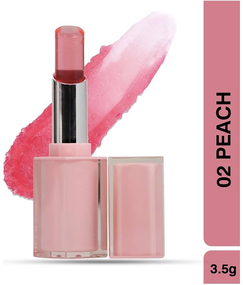 Seven Seas Long Lasting | Smooth Texture | Glass Finish | Rouge Gel Lipstick (Peach 2.8g)