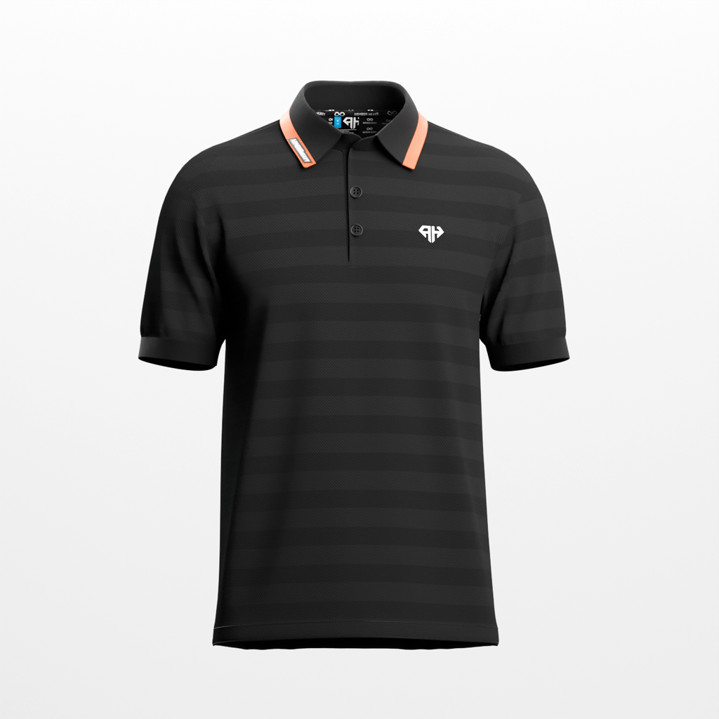 Heavy Black Classic Polo